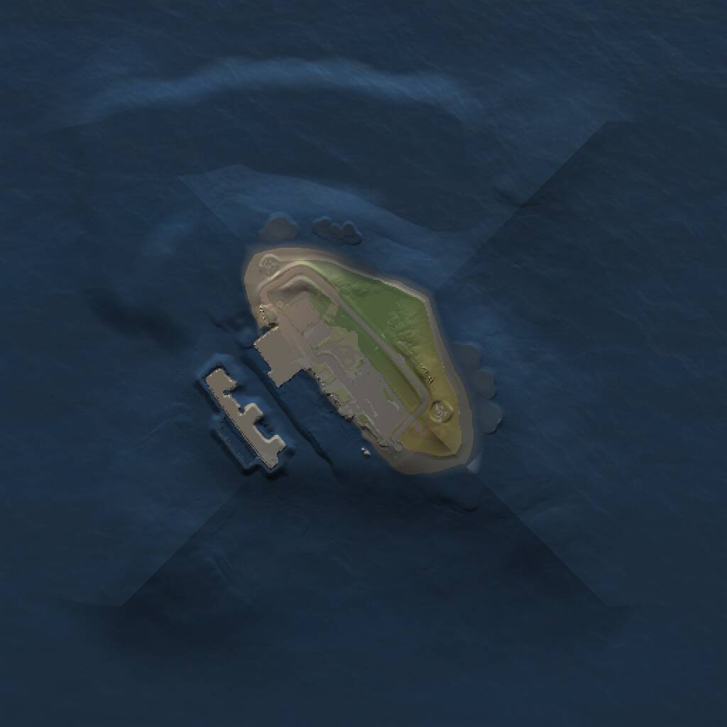 Rust Map: Procedural Map, Size: 1000, Seed: 466697030, 2 Monuments