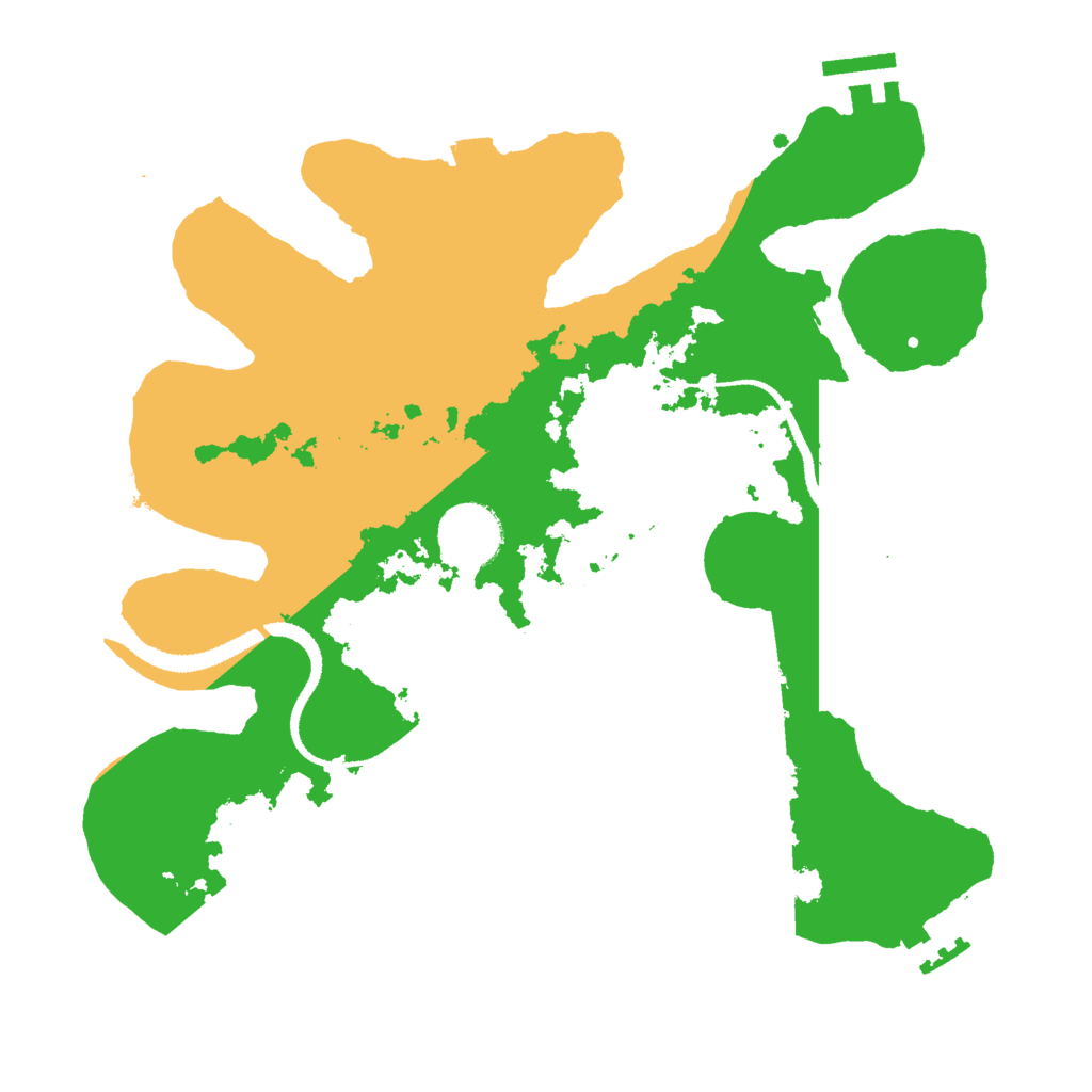 Biome Rust Map: Procedural Map, Size: 3000, Seed: 4208967