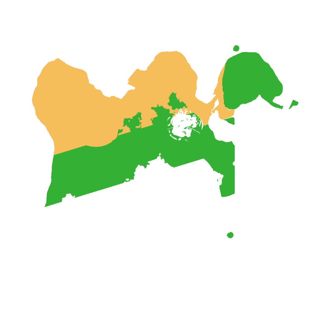 Biome Rust Map: Procedural Map, Size: 2000, Seed: 135504518