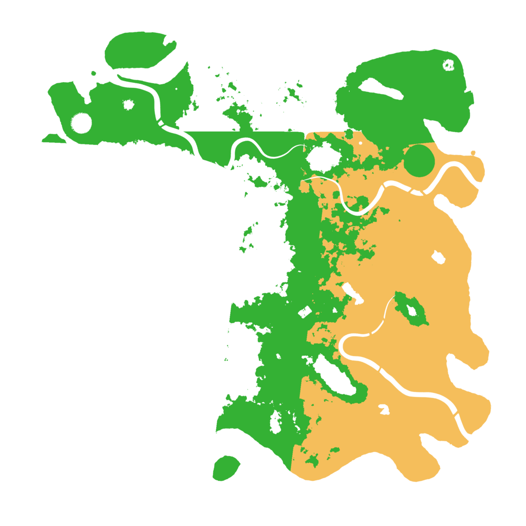 Biome Rust Map: Procedural Map, Size: 4500, Seed: 610321482