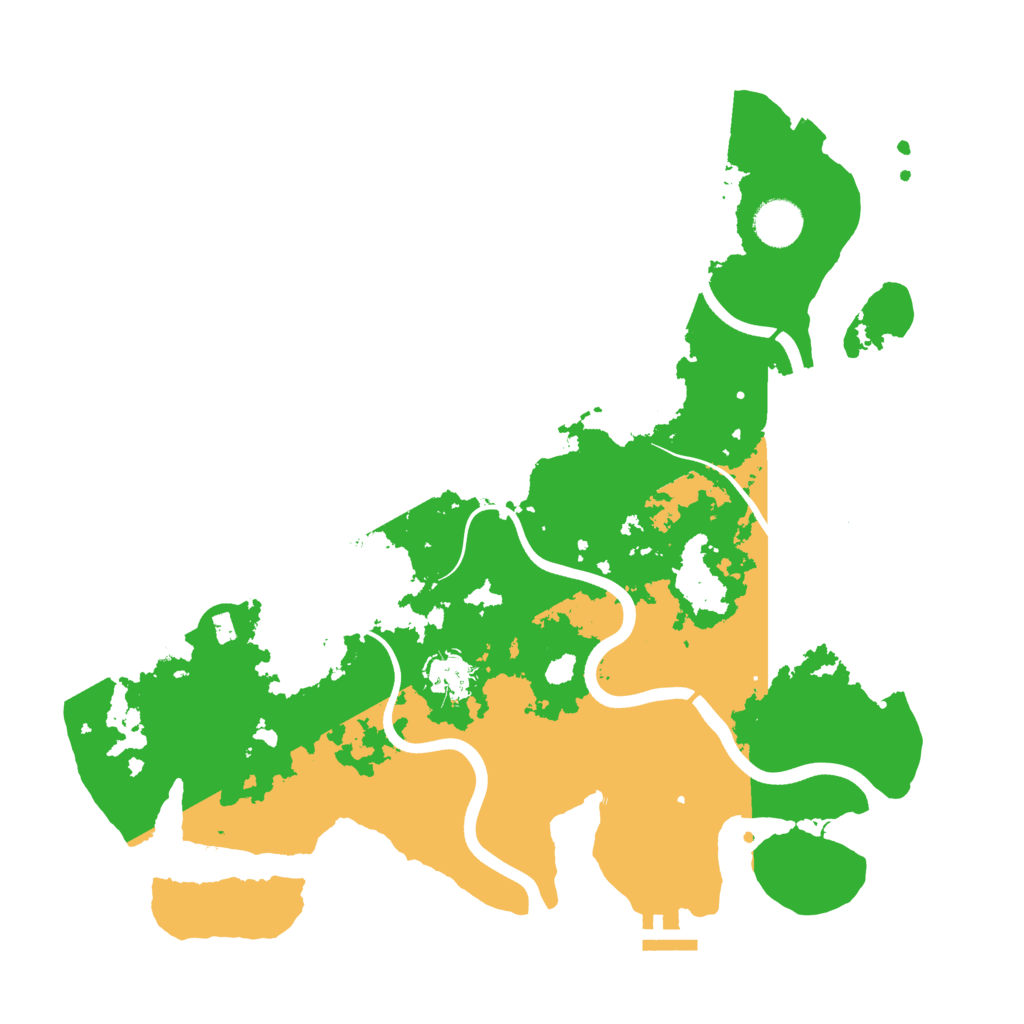 Biome Rust Map: Procedural Map, Size: 3750, Seed: 419419507