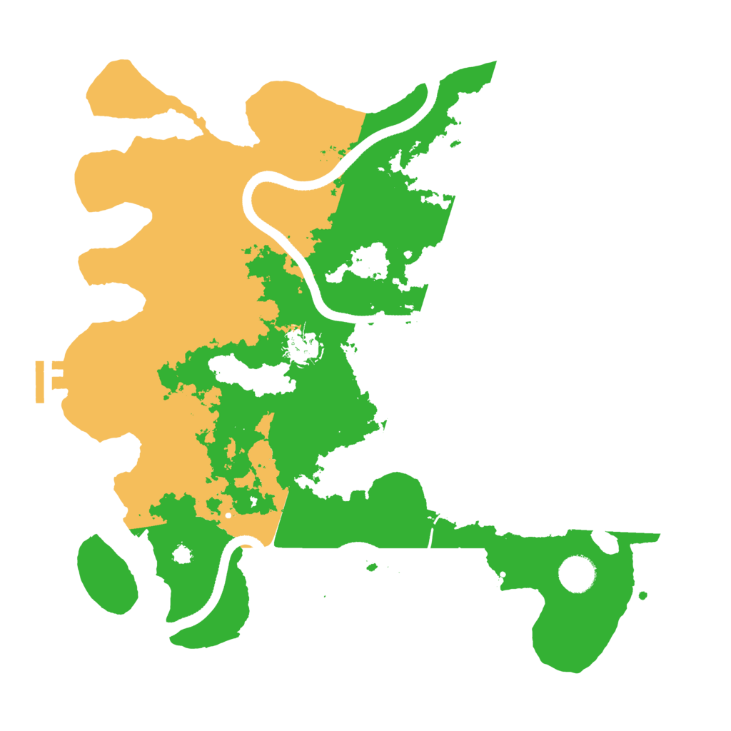 Biome Rust Map: Procedural Map, Size: 3500, Seed: 964318872