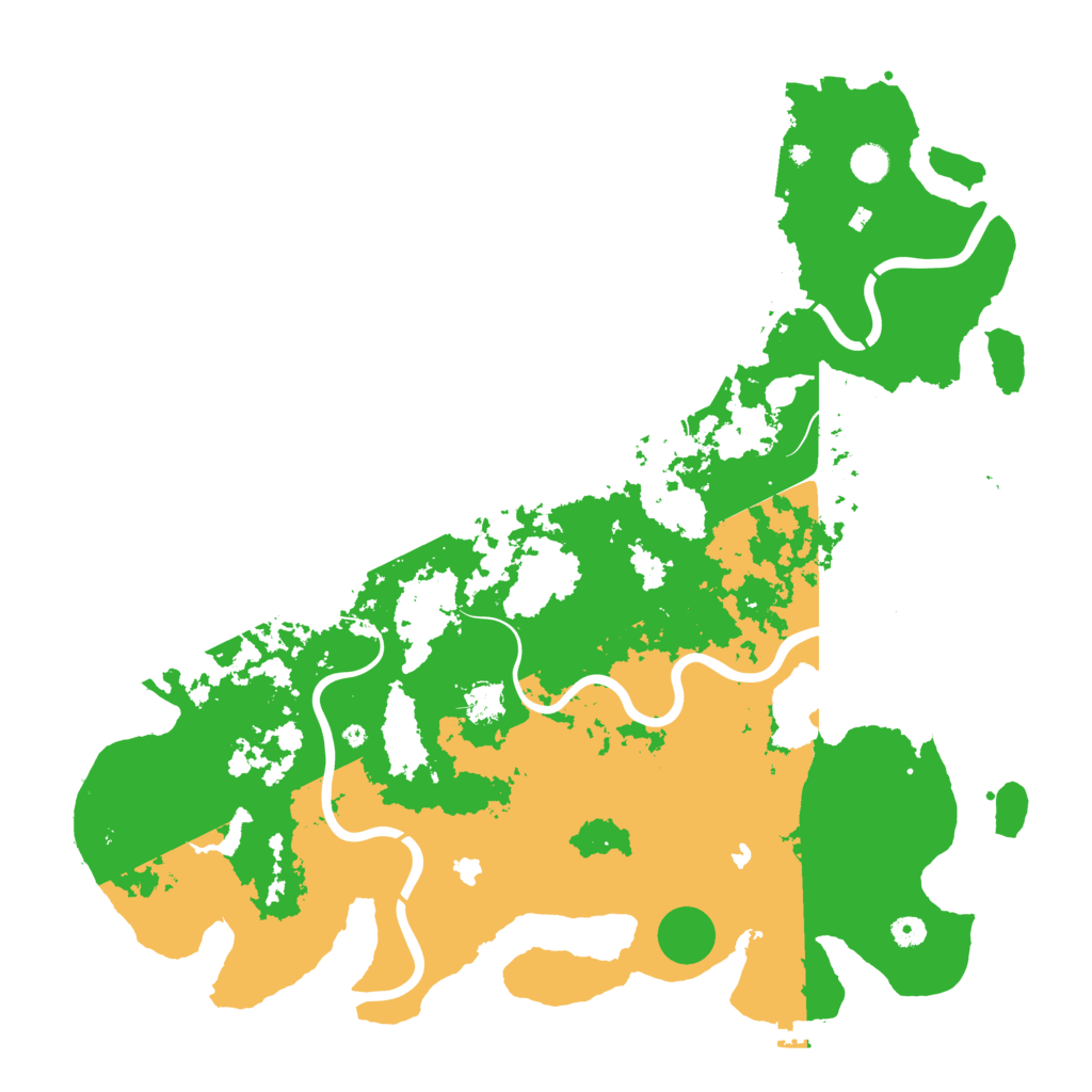Biome Rust Map: Procedural Map, Size: 5000, Seed: 32455987