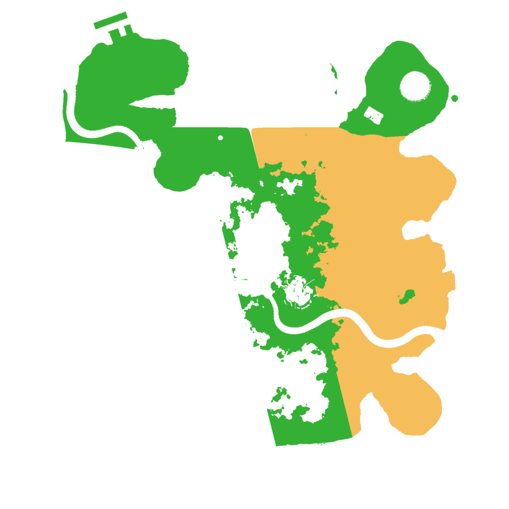 Biome Rust Map: Procedural Map, Size: 3000, Seed: 66586446