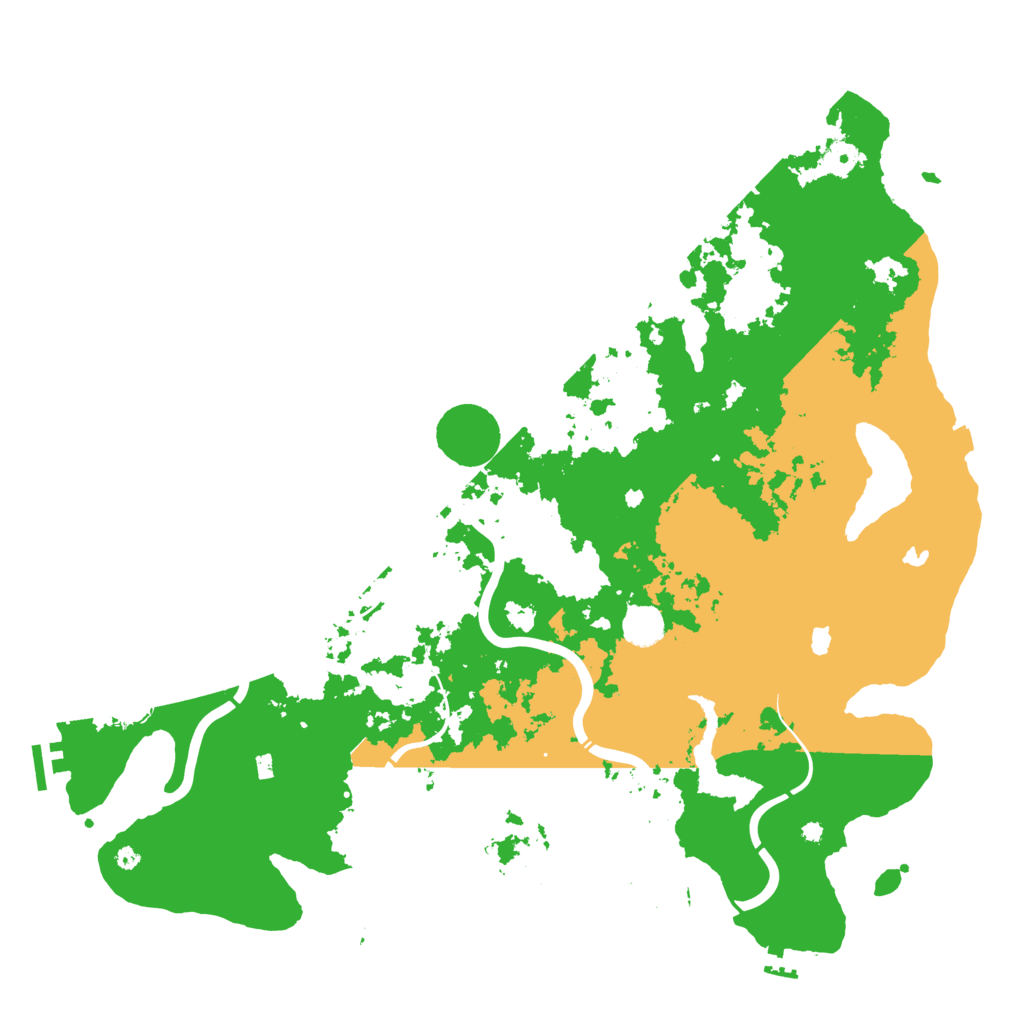 Biome Rust Map: Procedural Map, Size: 4500, Seed: 155691117