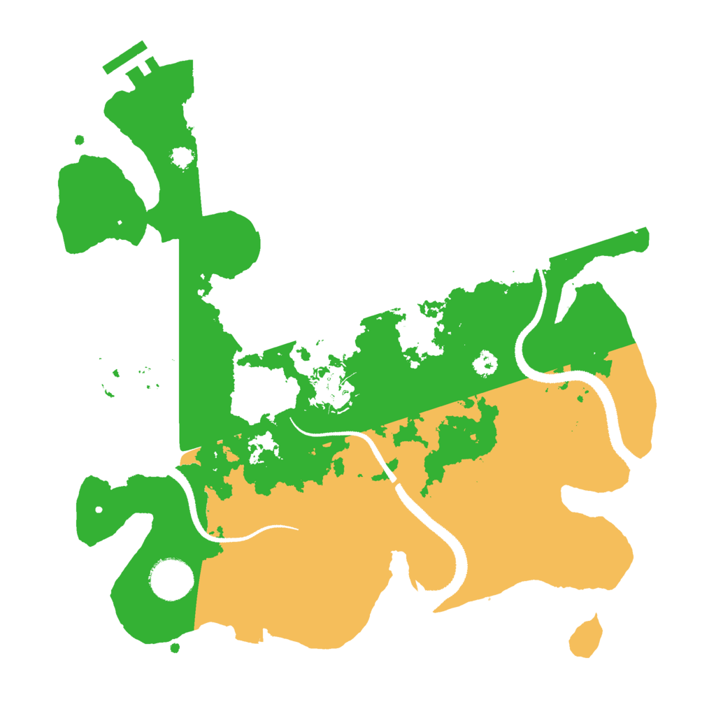 Biome Rust Map: Procedural Map, Size: 3000, Seed: 867840661