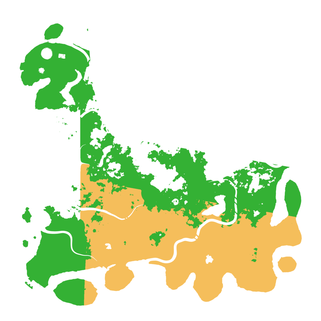 Biome Rust Map: Procedural Map, Size: 5000, Seed: 6798321