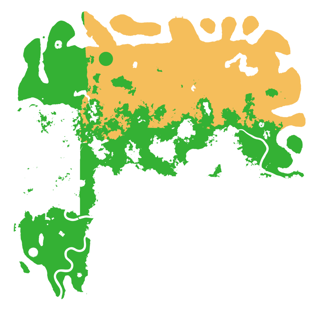 Biome Rust Map: Procedural Map, Size: 6000, Seed: 1553624281