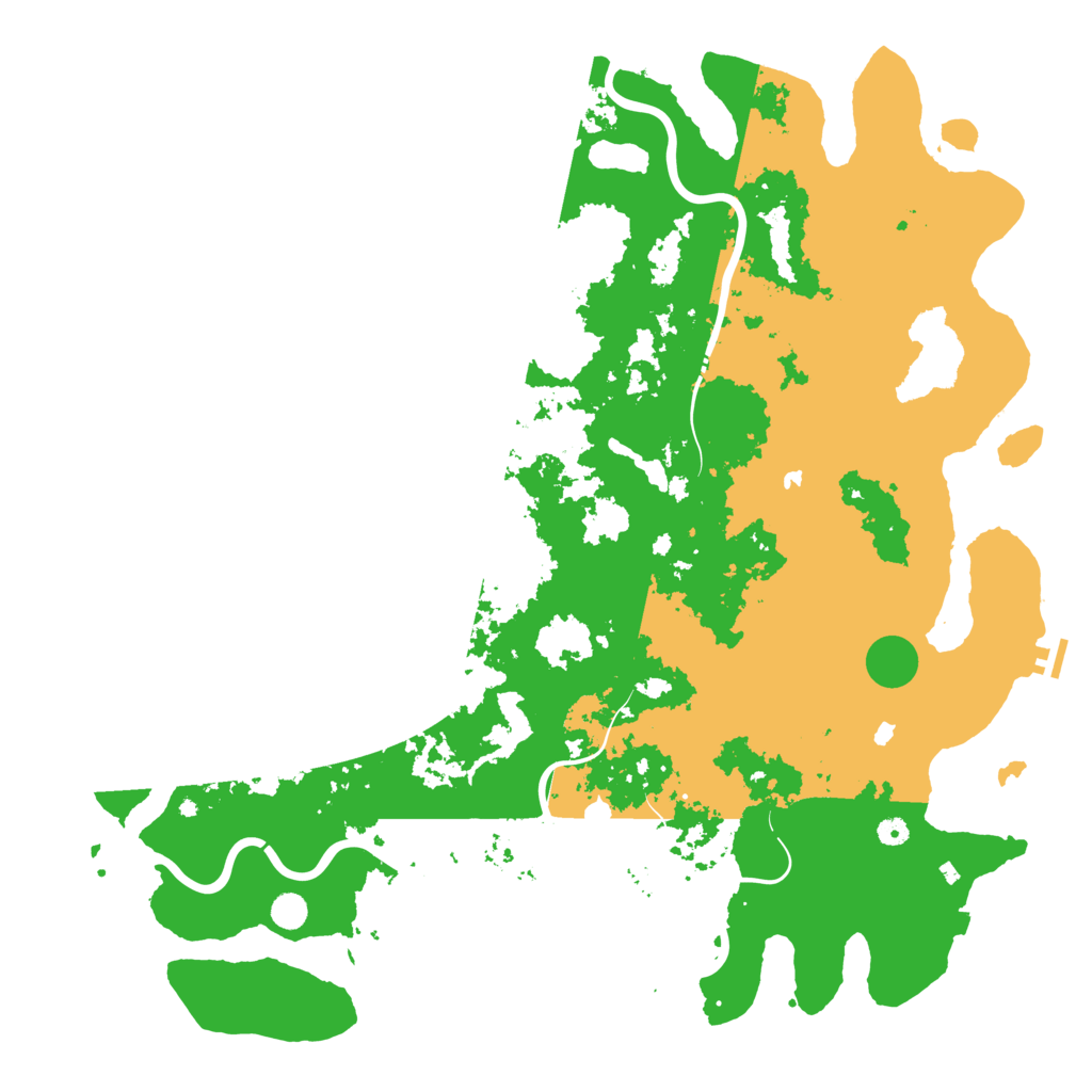 Biome Rust Map: Procedural Map, Size: 5500, Seed: 22812281
