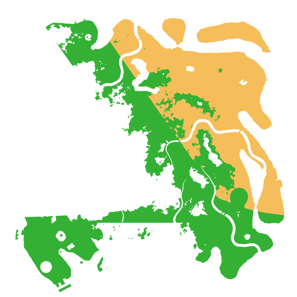 Biome Rust Map: Procedural Map, Size: 4500, Seed: 658898259