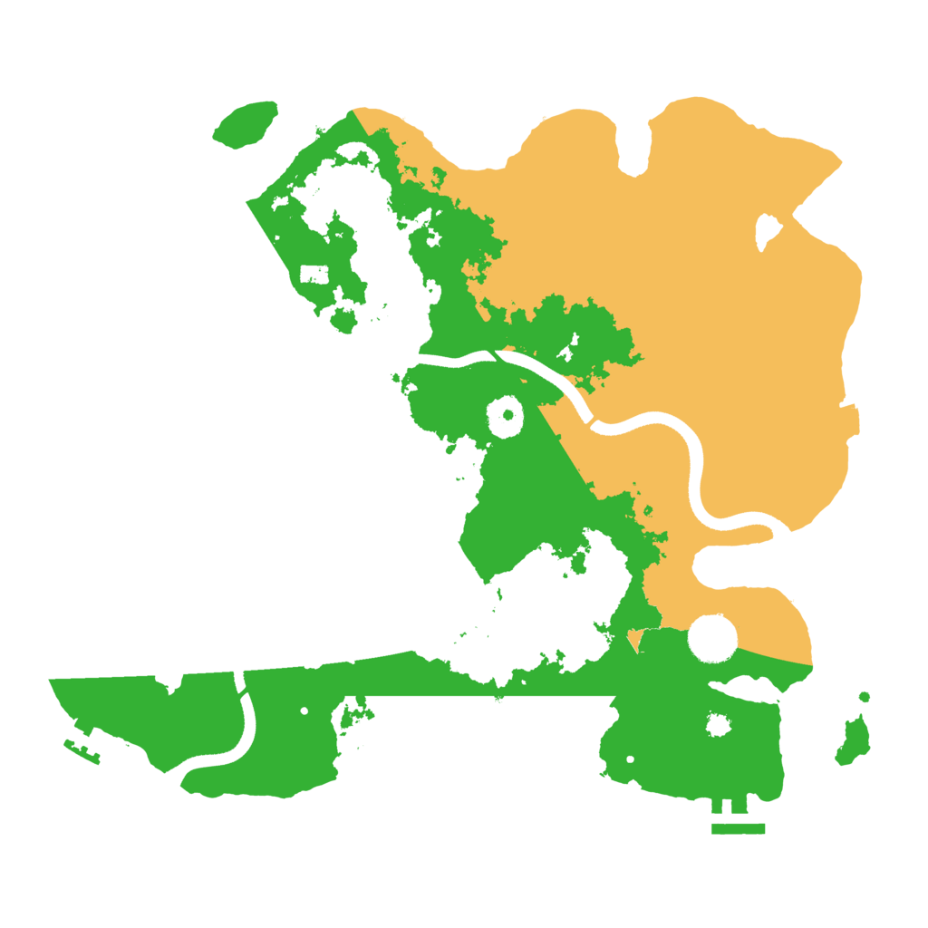 Biome Rust Map: Procedural Map, Size: 3500, Seed: 1487239729