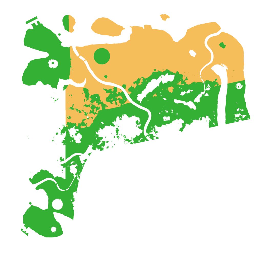 Biome Rust Map: Procedural Map, Size: 4250, Seed: 718865462