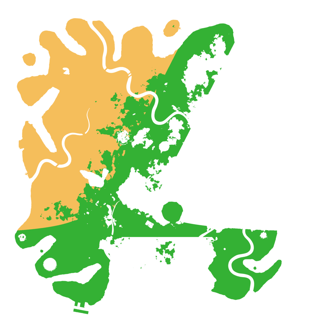 Biome Rust Map: Procedural Map, Size: 4250, Seed: 9102025