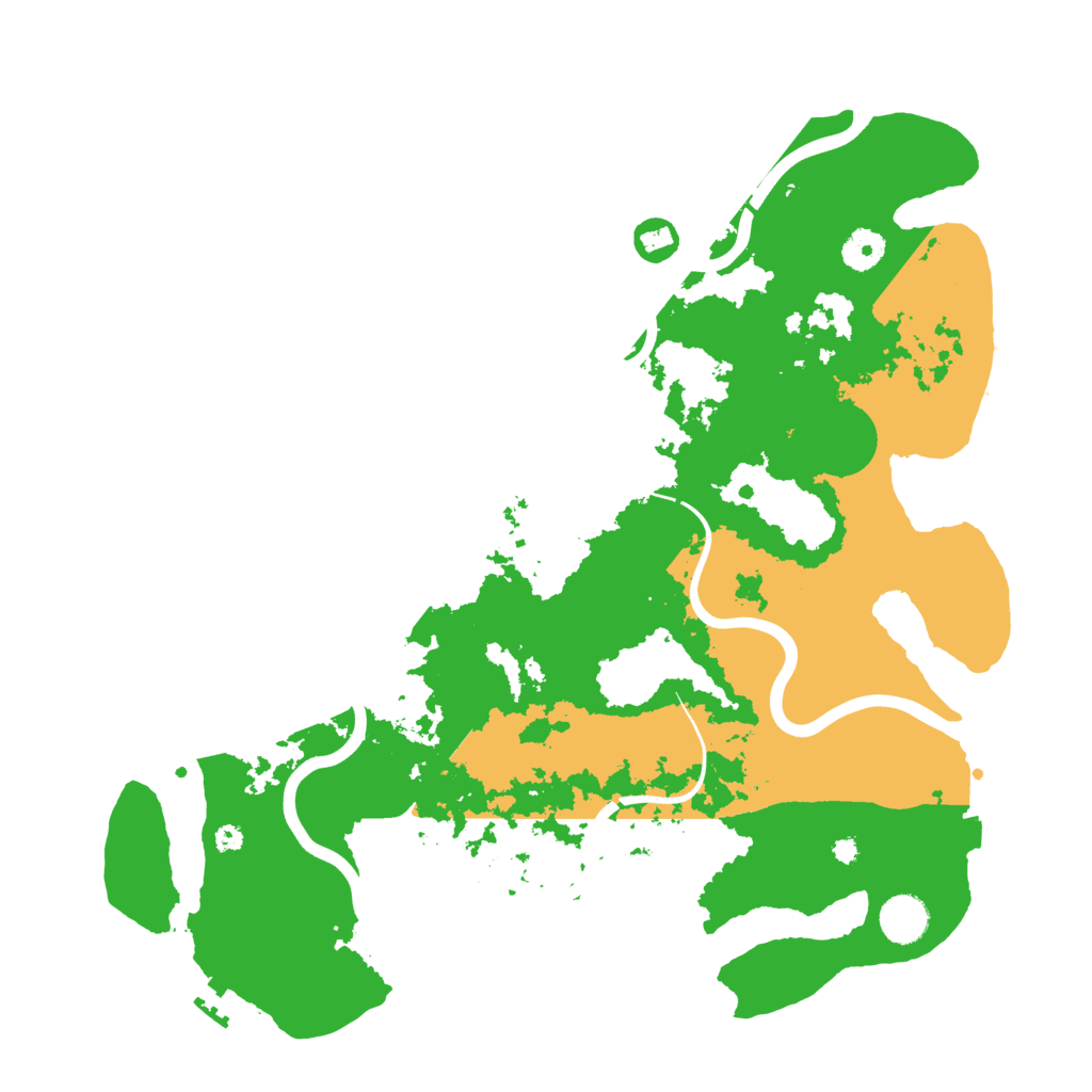 Biome Rust Map: Procedural Map, Size: 3950, Seed: 1380006732
