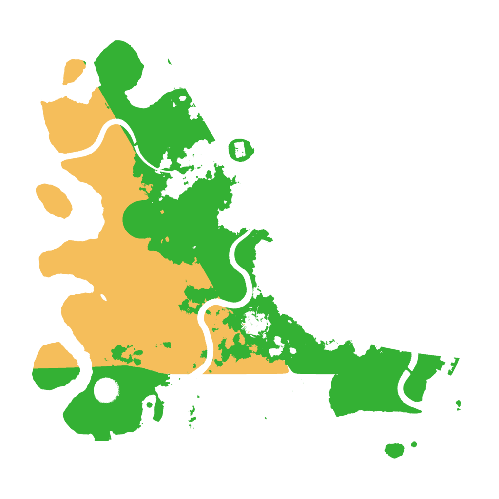 Biome Rust Map: Procedural Map, Size: 3500, Seed: 796238683