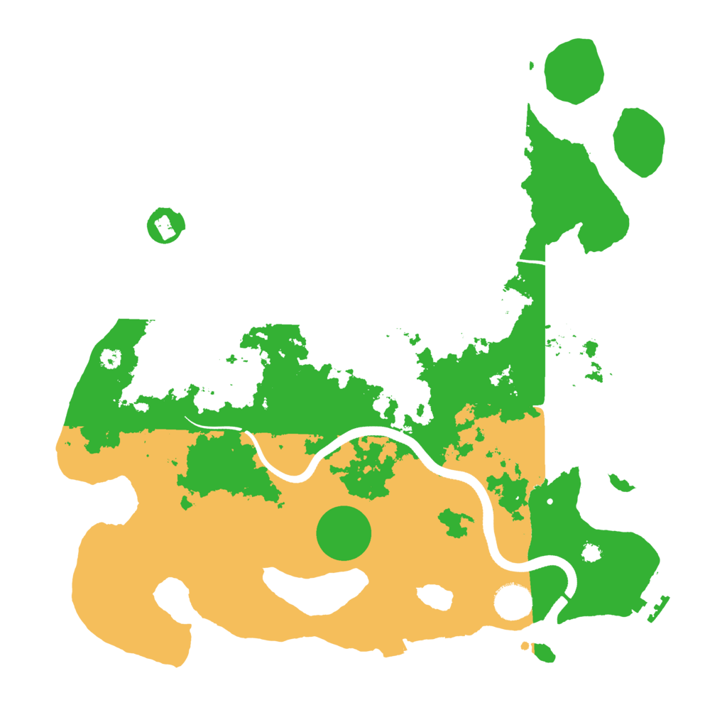 Biome Rust Map: Procedural Map, Size: 3500, Seed: 822477