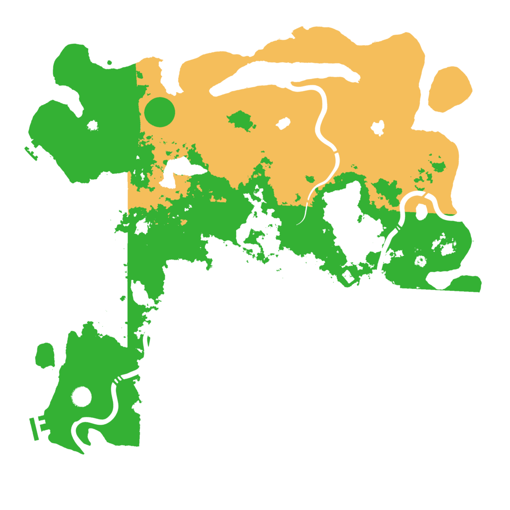 Biome Rust Map: Procedural Map, Size: 4500, Seed: 907329577