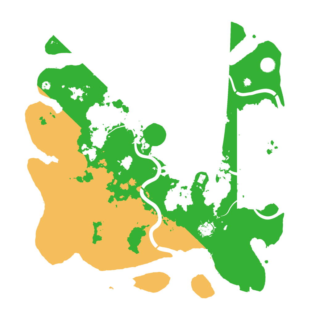 Biome Rust Map: Procedural Map, Size: 3750, Seed: 25329064