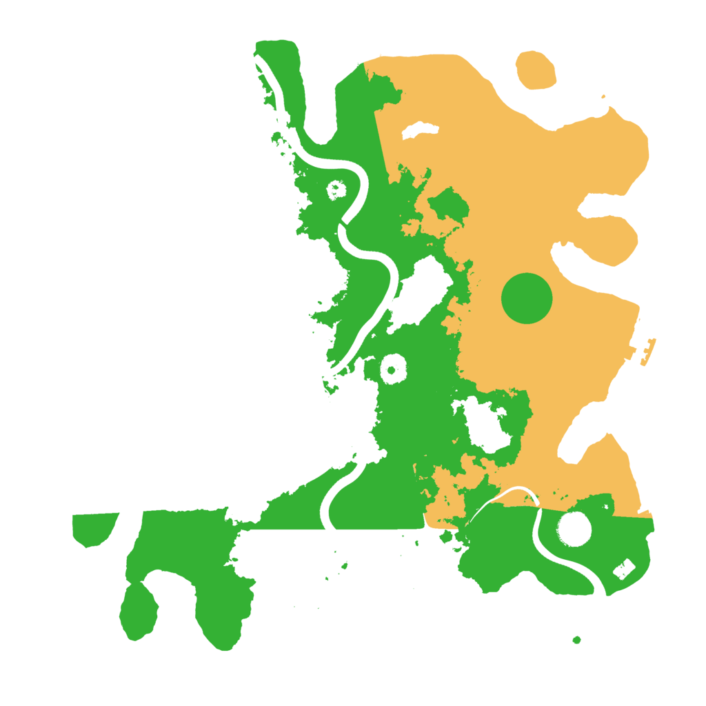 Biome Rust Map: Procedural Map, Size: 3650, Seed: 345