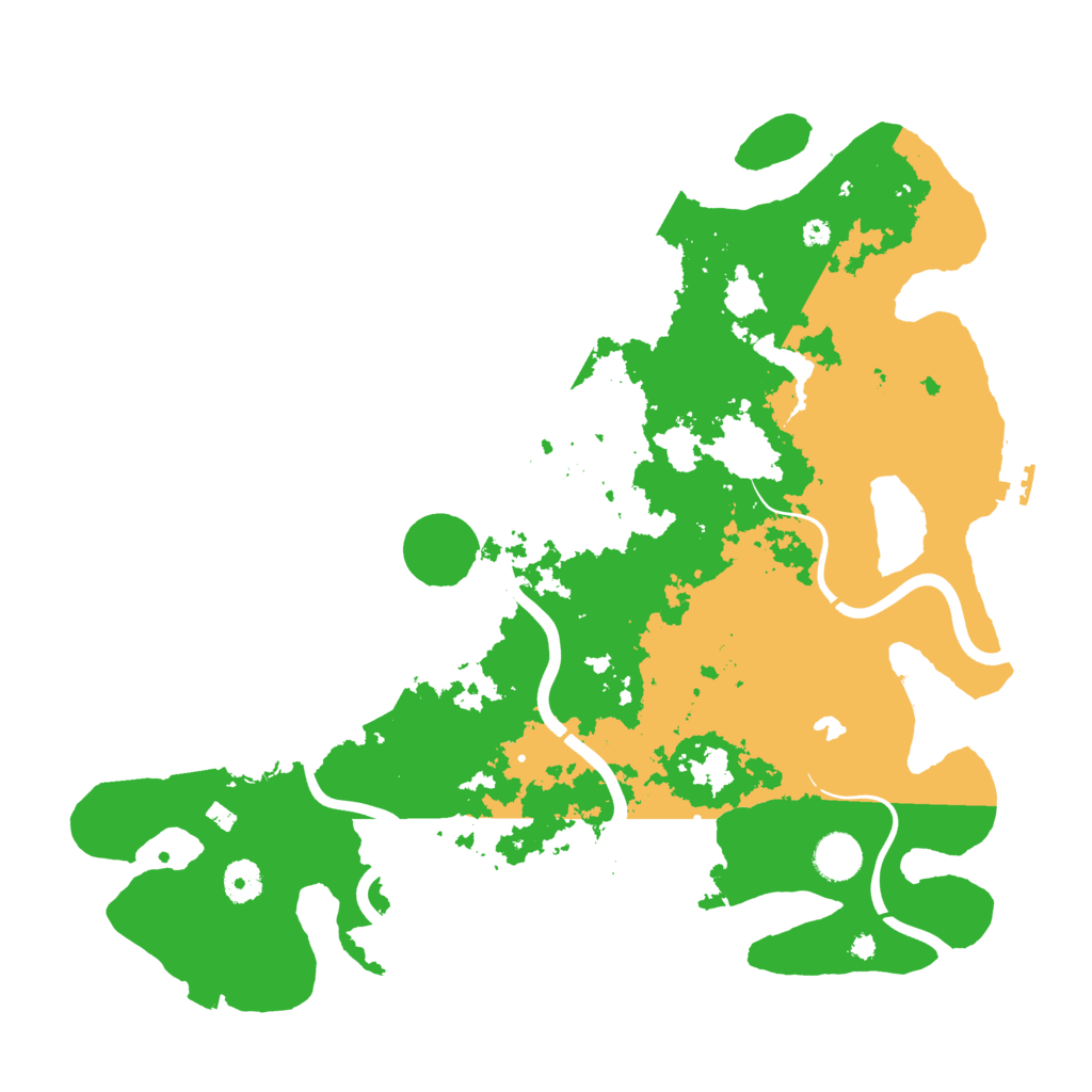 Biome Rust Map: Procedural Map, Size: 4000, Seed: 28561