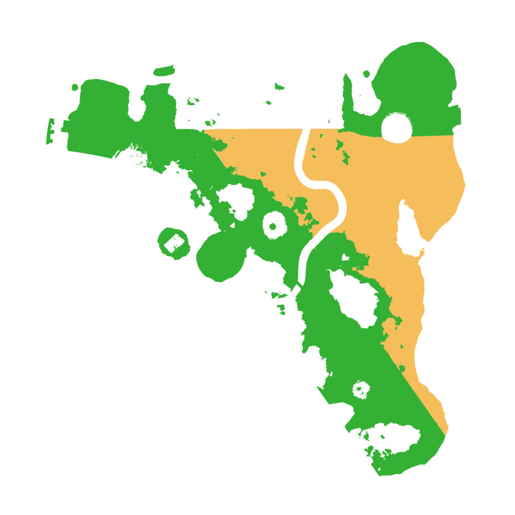 Biome Rust Map: Procedural Map, Size: 3000, Seed: 2025100915