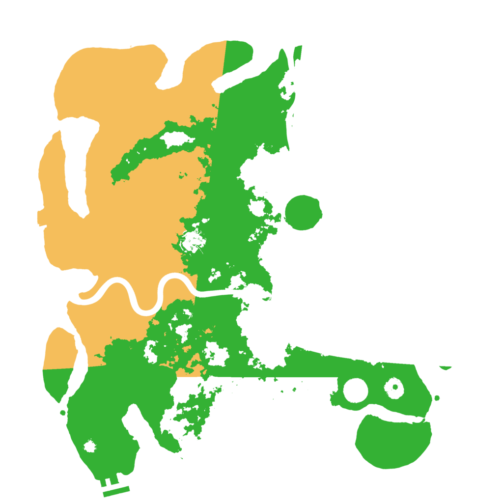 Biome Rust Map: Procedural Map, Size: 3800, Seed: 652643271