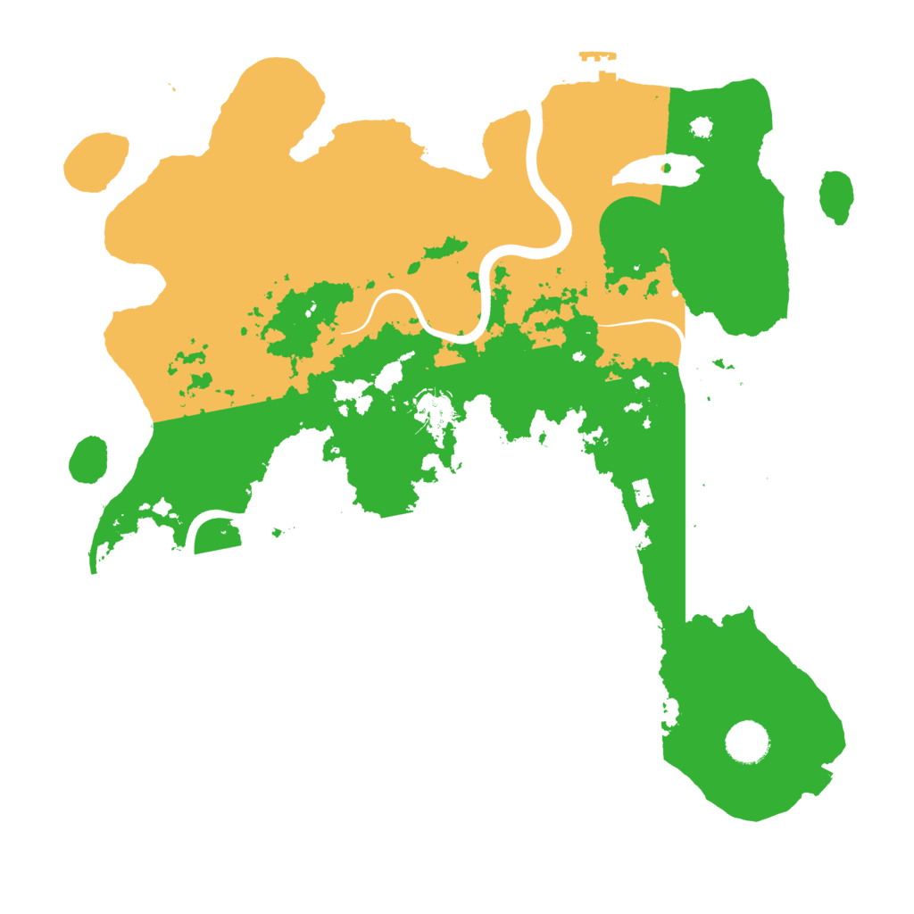 Biome Rust Map: Procedural Map, Size: 3750, Seed: 2000327063