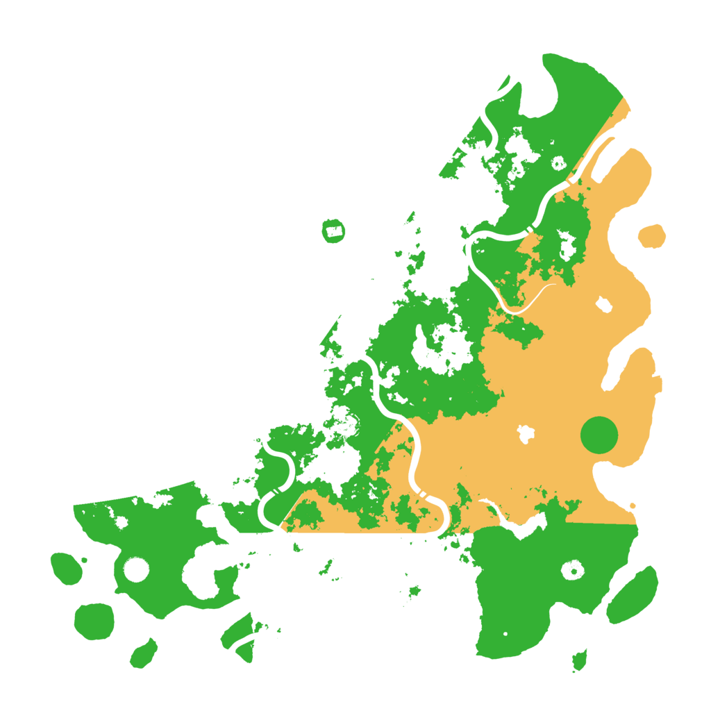 Biome Rust Map: Procedural Map, Size: 5000, Seed: 1173122958
