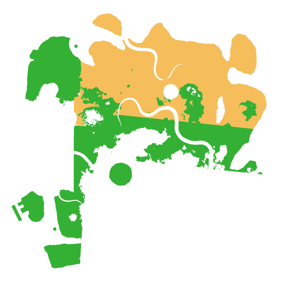 Biome Rust Map: Procedural Map, Size: 3500, Seed: 1113159640