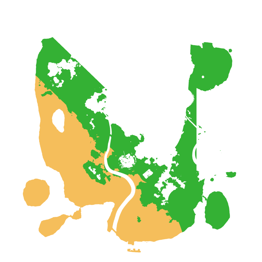 Biome Rust Map: Procedural Map, Size: 3000, Seed: 2925