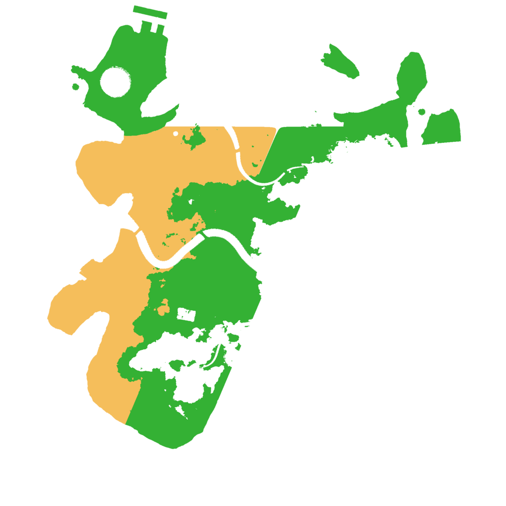 Biome Rust Map: Procedural Map, Size: 3000, Seed: 757