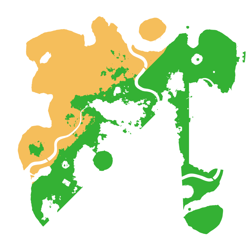 Biome Rust Map: Procedural Map, Size: 3500, Seed: 2010585966