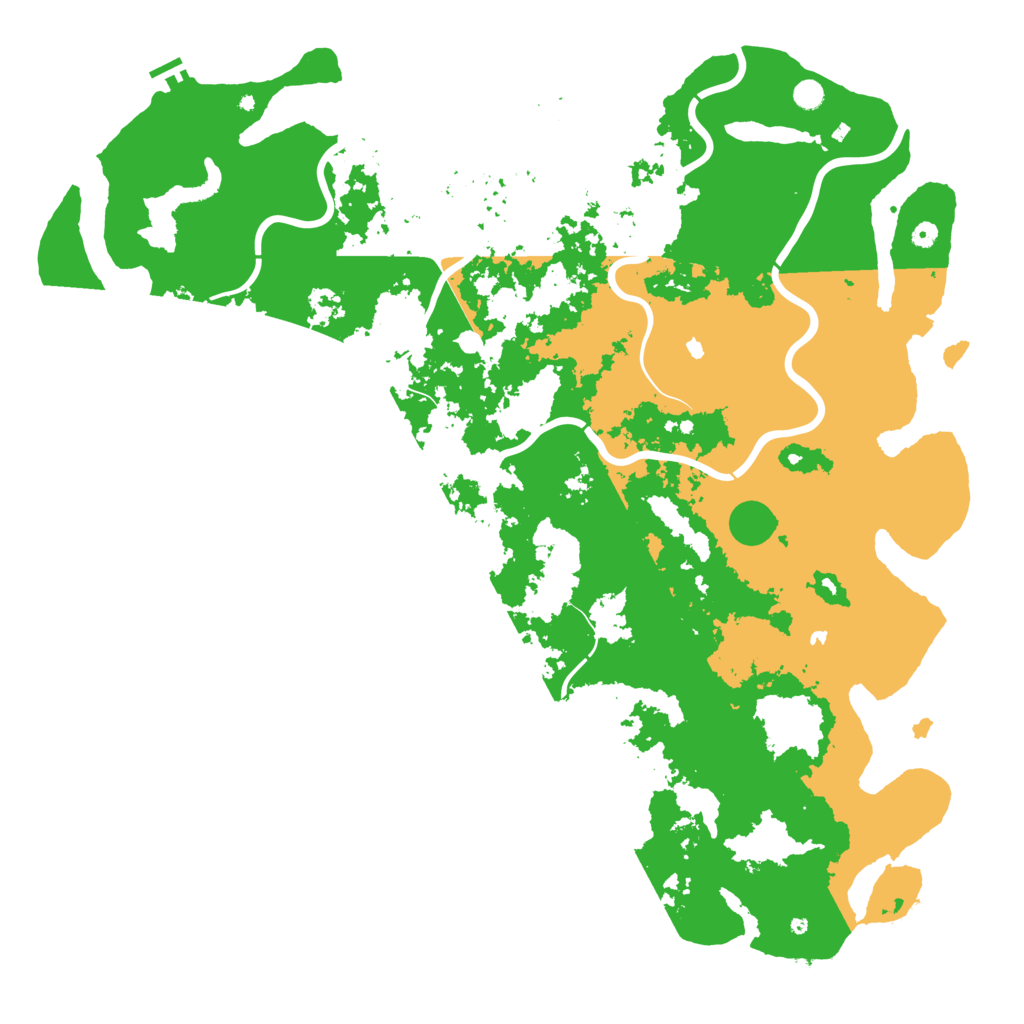 Biome Rust Map: Procedural Map, Size: 6000, Seed: 13531