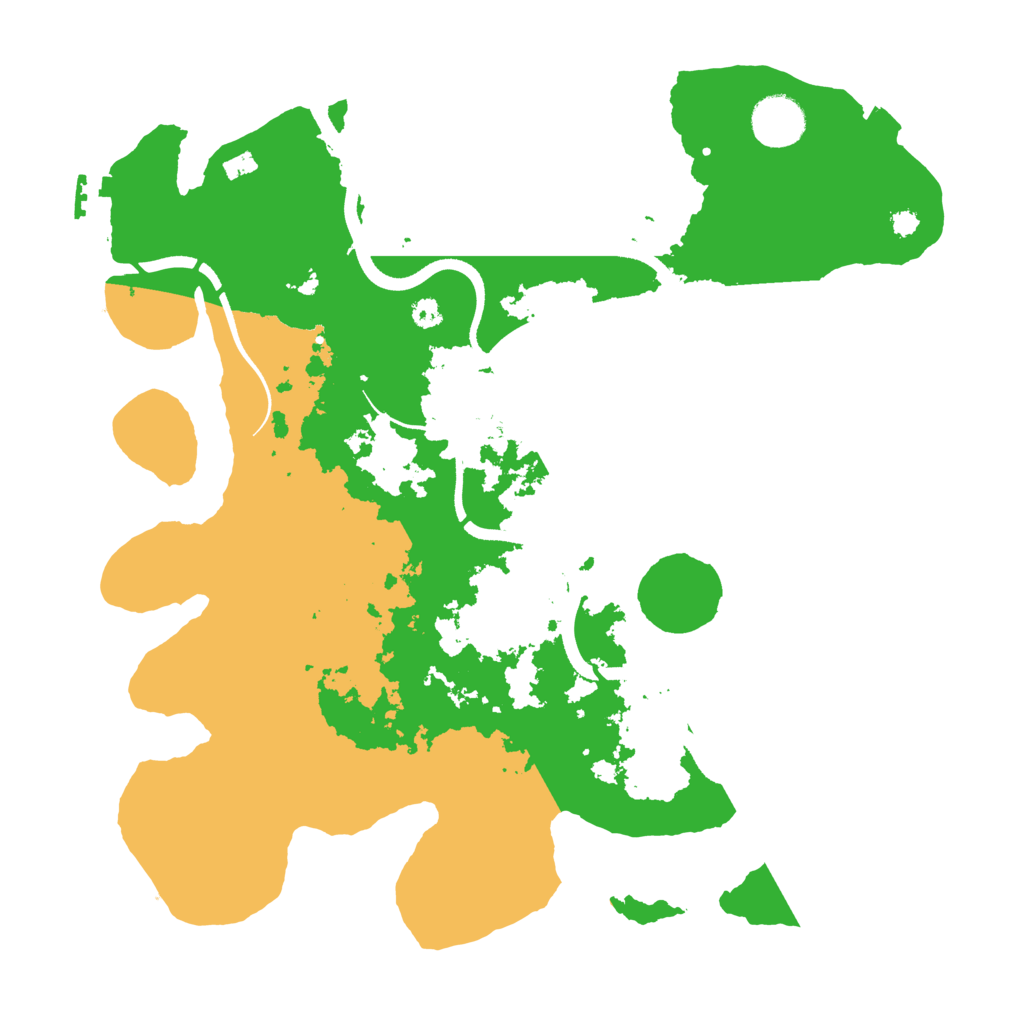 Biome Rust Map: Procedural Map, Size: 3500, Seed: 1788177984
