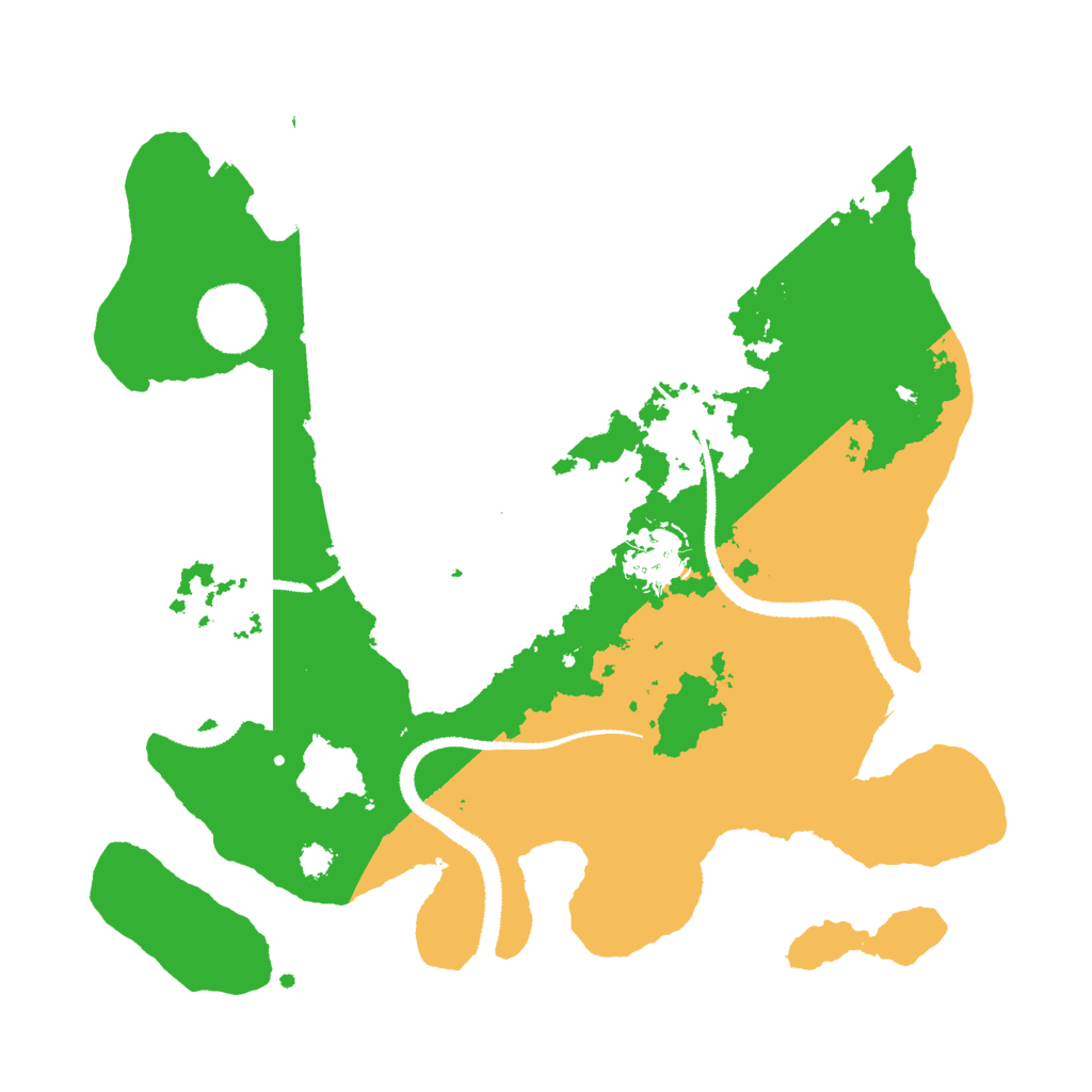 Biome Rust Map: Procedural Map, Size: 3000, Seed: 2476769