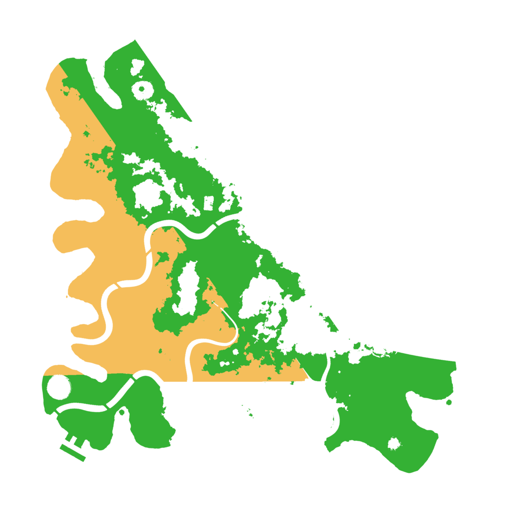 Biome Rust Map: Procedural Map, Size: 3750, Seed: 68972695