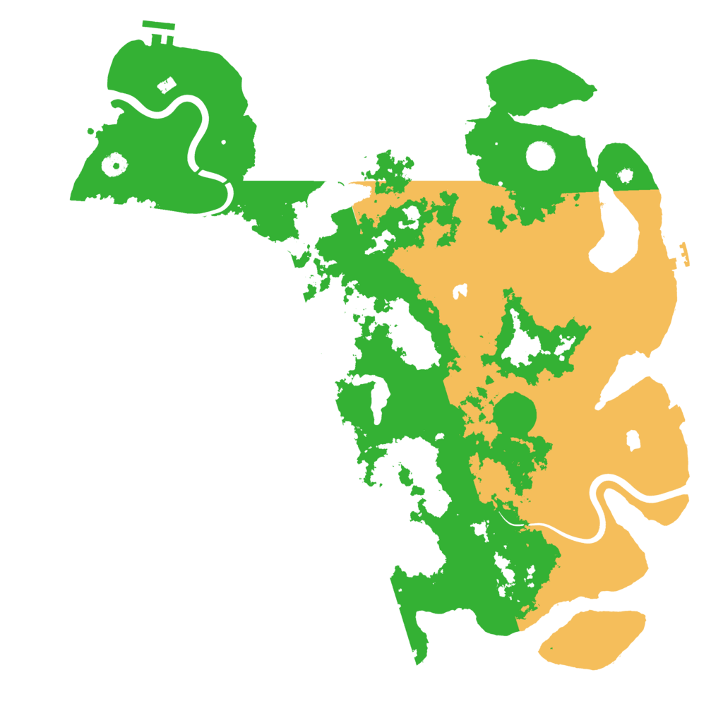 Biome Rust Map: Procedural Map, Size: 4500, Seed: 524353695