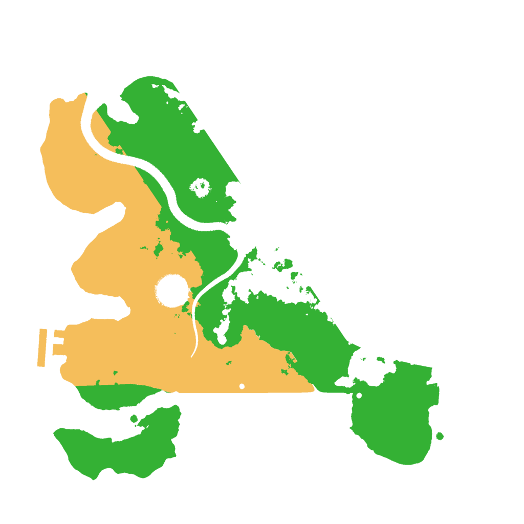Biome Rust Map: Procedural Map, Size: 2800, Seed: 598406721