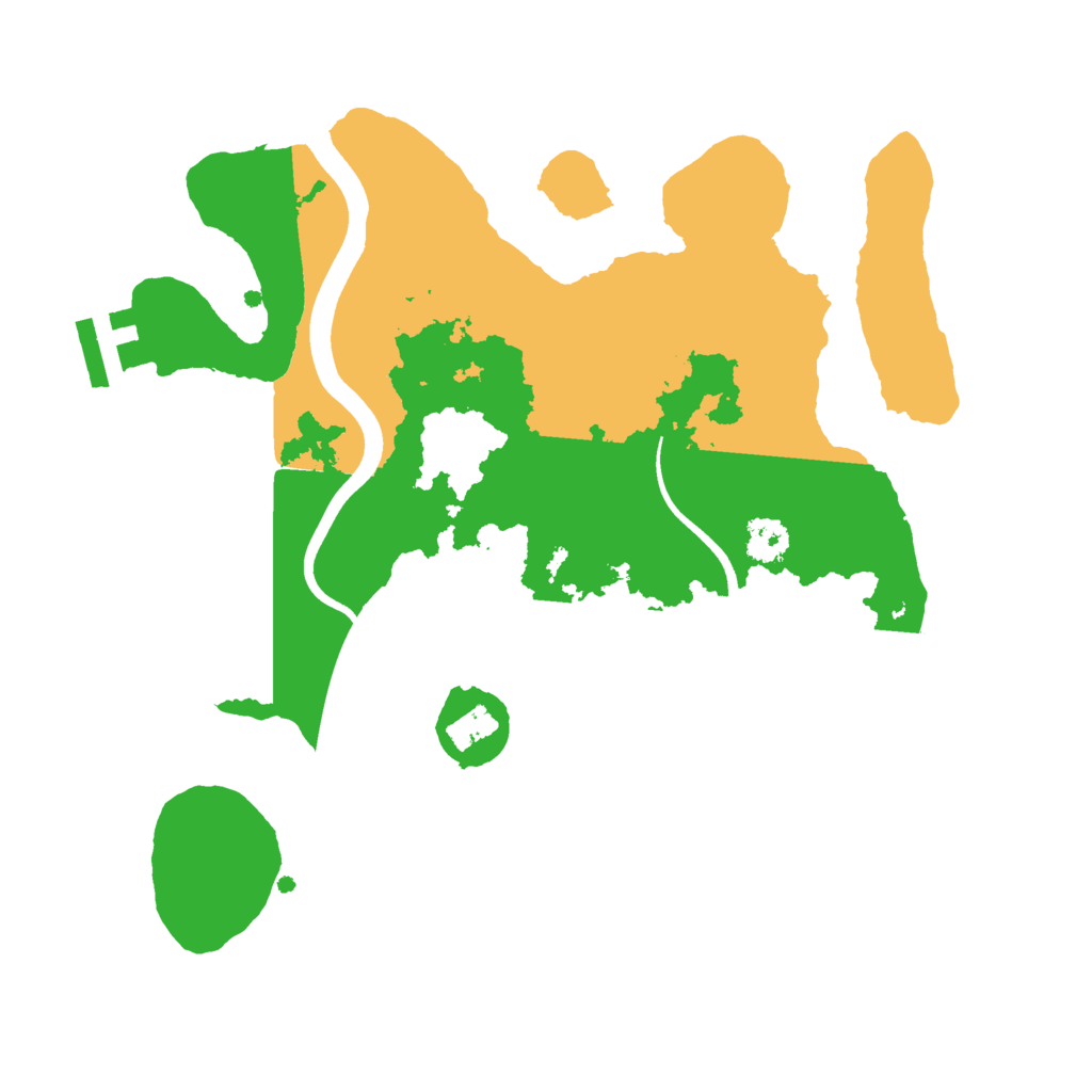 Biome Rust Map: Procedural Map, Size: 2500, Seed: 1593759741