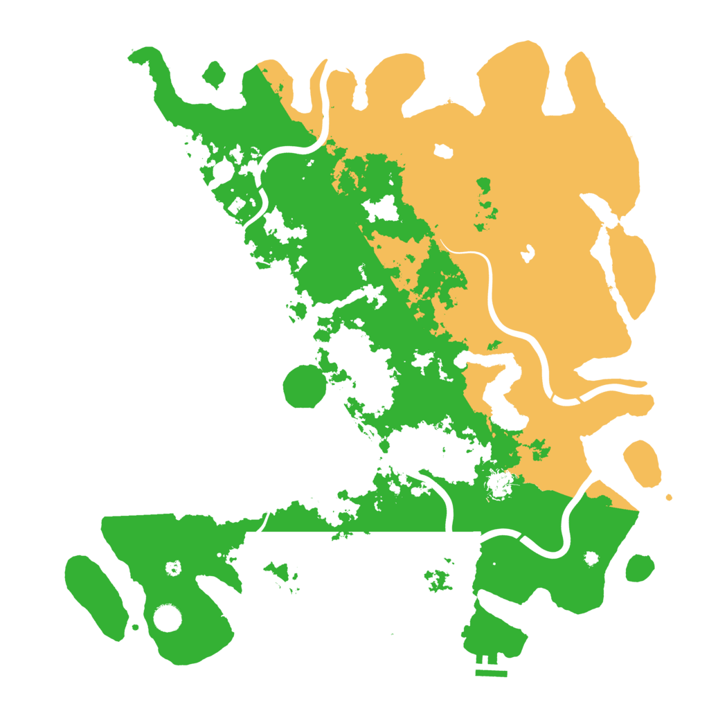 Biome Rust Map: Procedural Map, Size: 4500, Seed: 1684340998