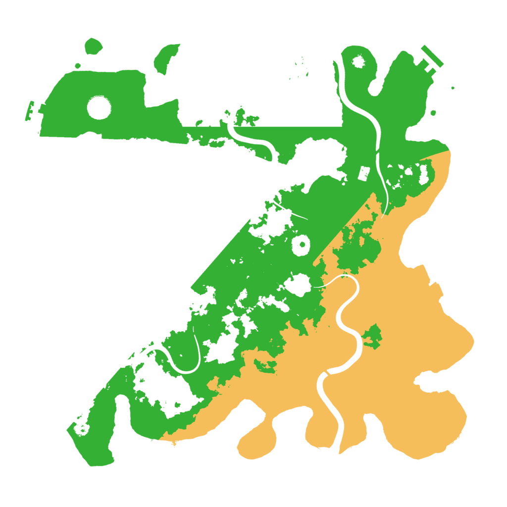 Biome Rust Map: Procedural Map, Size: 3750, Seed: 67202