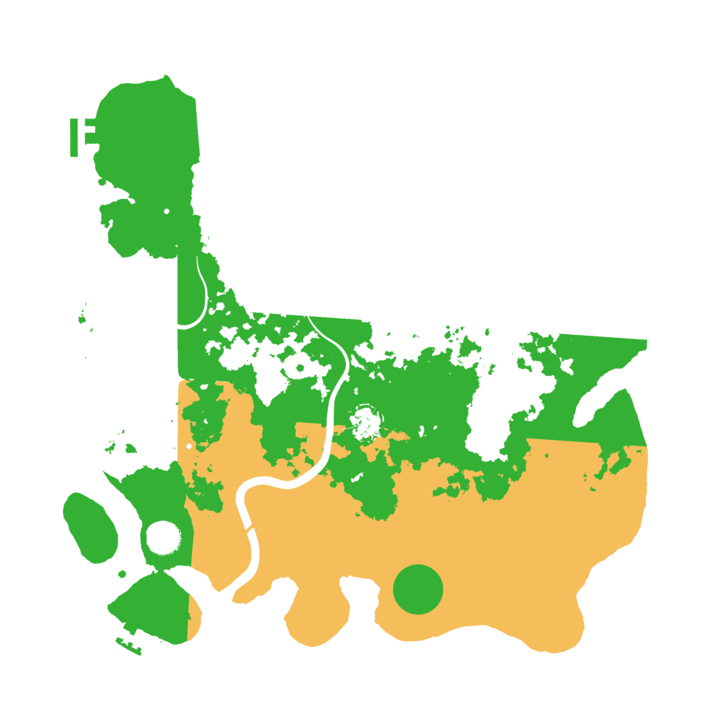 Biome Rust Map: Procedural Map, Size: 3750, Seed: 341888141
