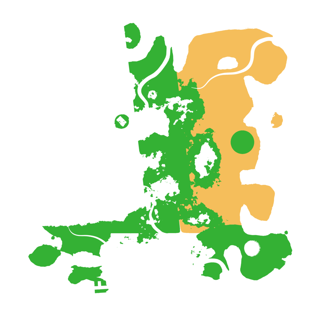 Biome Rust Map: Procedural Map, Size: 3500, Seed: 177524601