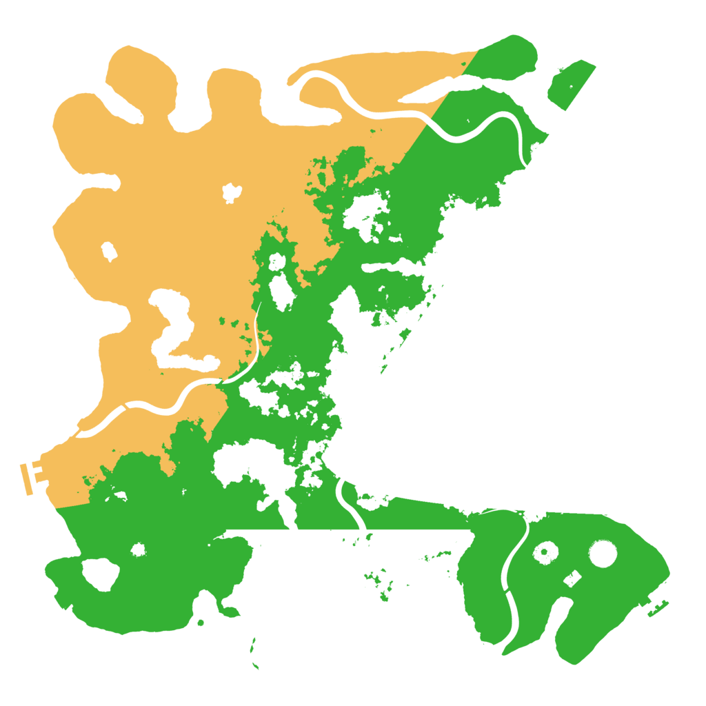 Biome Rust Map: Procedural Map, Size: 4500, Seed: 1994900660