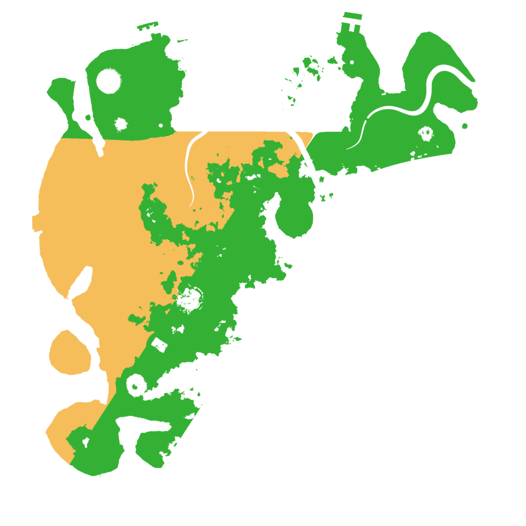 Biome Rust Map: Procedural Map, Size: 3750, Seed: 954430