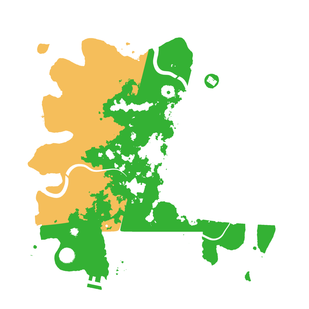 Biome Rust Map: Procedural Map, Size: 3500, Seed: 1493782169