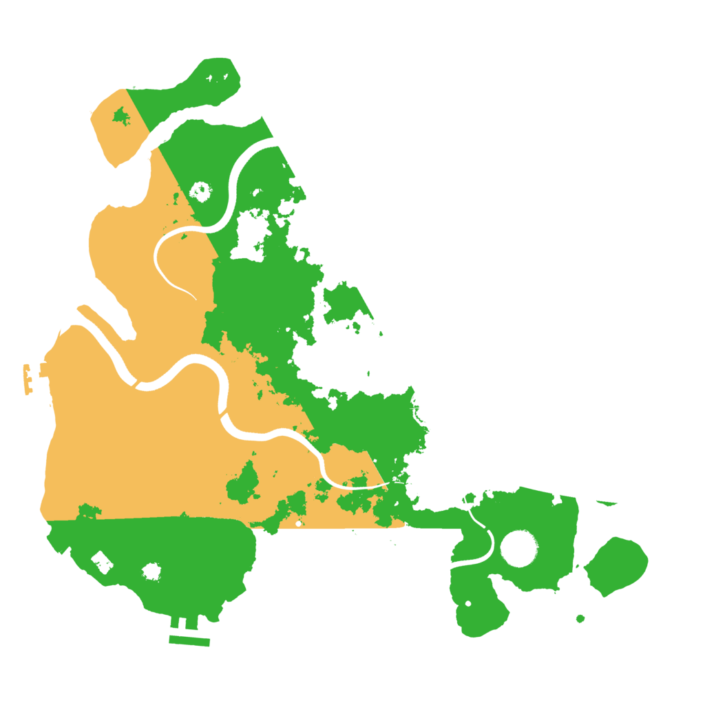 Biome Rust Map: Procedural Map, Size: 3500, Seed: 1931766312