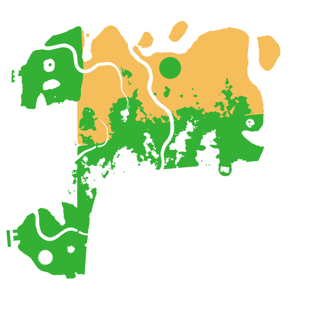 Biome Rust Map: Procedural Map, Size: 3750, Seed: 745642