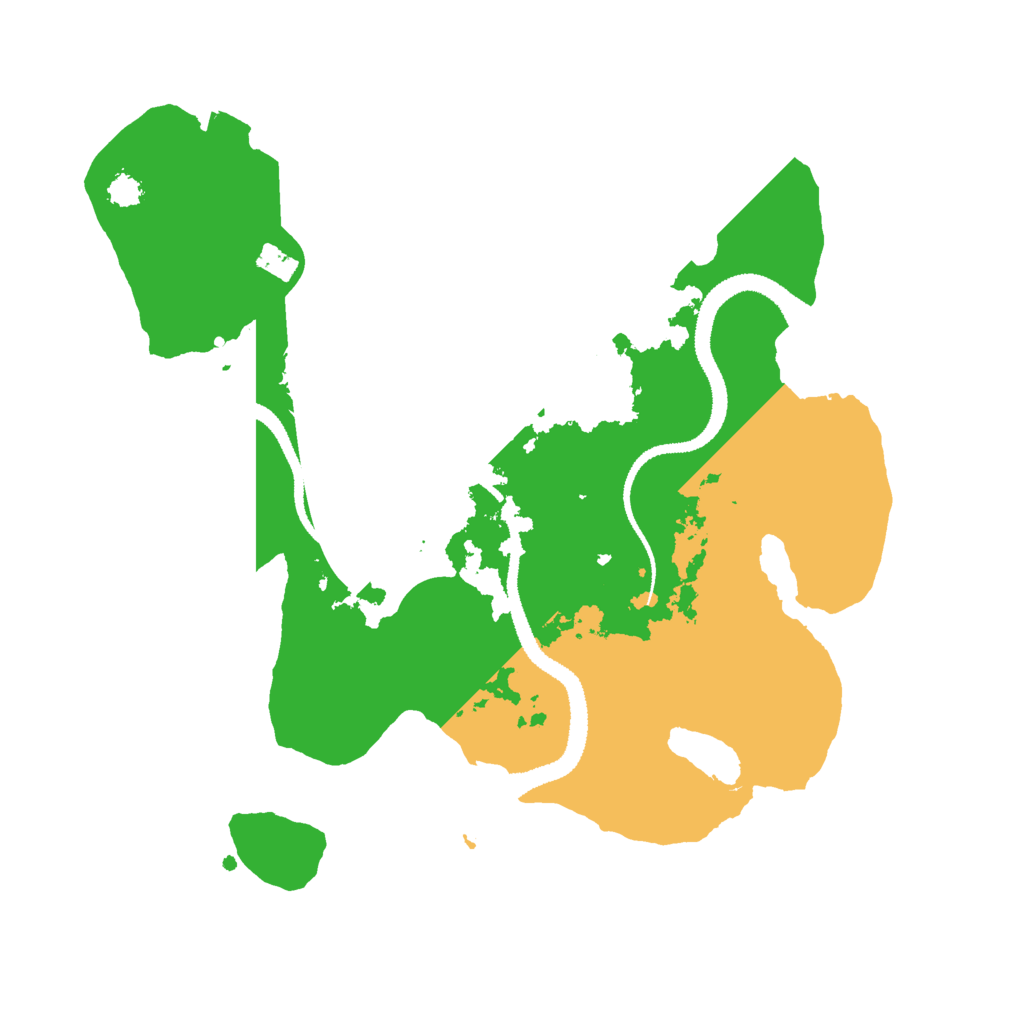 Biome Rust Map: Procedural Map, Size: 2800, Seed: 2000