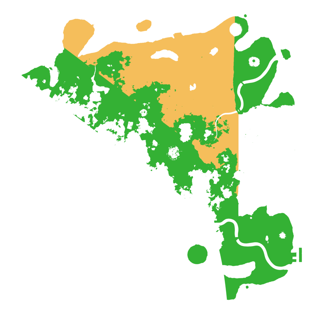 Biome Rust Map: Procedural Map, Size: 4500, Seed: 1654792569
